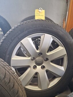 Alu kola Audi, 225/55 R16, zimní pneu - 2