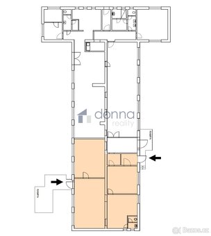 Pronájem skladové haly 145m2, přízemí, Praha 9 - Horní Počer - 2