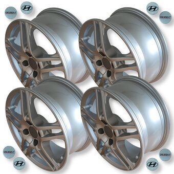 ALU disky DEZENT 6,5Jx15H2 4x100 ET38 – sada 4 ks, nové - 2