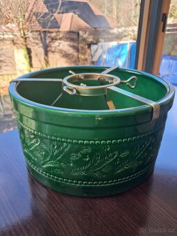 Keramický stojan na vánoční stromek - nový - 2