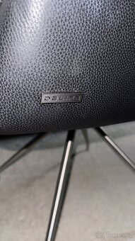 Křeslo kožené otočné - 2