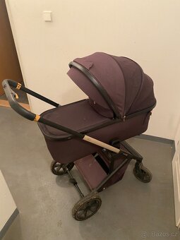 Kočárek Cavoe MOI 2v1 + nebourané vajíčko + výbava - 2