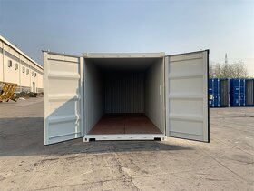 Lodní kontejner 20DV (6 x 2.5m) bílá barva - 2