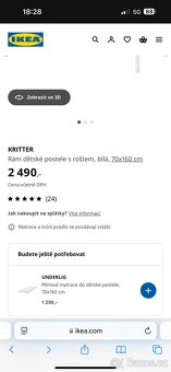 Dětská postel IKEA - 2