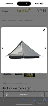 Jednoplášťový stan Gossamer Gear The One 176 Gossamer Gear T - 2