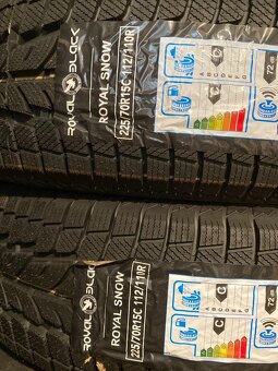 Pneumatiky 2x zimní nové a 2x letní 225/70R 15C - 2