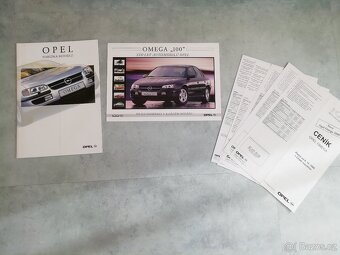 Opel Omega B 100 - prospekt + přehled modelů -doprava v ceně - 2