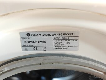 LG automatická pračka F1068LD - 2
