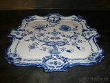 podnos reliěfní cibulový porcelán - 2