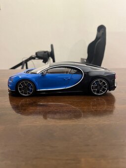 1/18 Autoart Bugatti Chiron French Racing Blue - 2