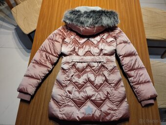 Luxusní dívčí zimní bunda F&F vel.152 ALE JE MENŠÍ - 2