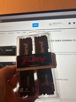 Kingston FURY 16GB KIT DDR4 3200MHz CL16 Beast Black - 2