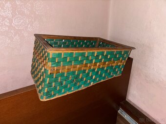 Dobové vybavení obchodu - Retro koš na pečivo z konzumu - 2