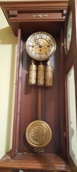 Nástěnné hodiny pendlovky trojzávažové čtvrťové - 2