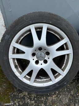 Alu kola R17 5x112 Mercedes + zimní pneu 245/45/17 - 2