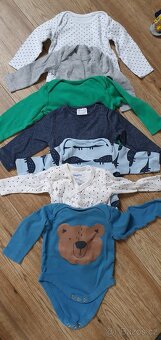 Dětské teplé oblečení- velikost 50-62 - 2