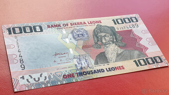 Bankovka SIERRA LEONE 1000 Leones rok 2010 stav UNC - 2