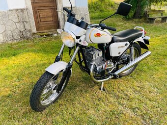 Jawa 350 Californian 5, bílá perleť, český TP - 2