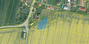 Investiční prodej pozemku ce Skočicích u Přeštic 1700 m² s v - 2