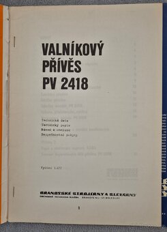 Valníkový přívěs PV2418 - 2