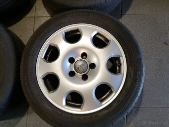 Audi A4, A6 alu + letní 205/55/16. - 2