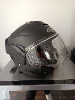 HJC přilba i100 Solid semi flat titanium - 2