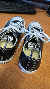 Tenisky Converse Chuck Taylor All Star OX černé kožené EU37 - 2
