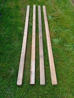 Zánovní trámky ( hranoly) 70x70 x 2300 mm /4 kusy - 2
