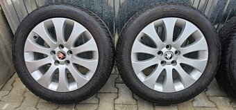 Originál alu ŠKODA Superb 2 5x112 215/55 R17 - 6,5mm - 2