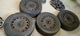 Plechové disky se zimními pneu 505/55, R16, Peugeot 308 - 2