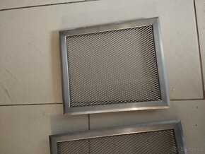 3ks nerezové mřížky na krb - výroba na míru - 2