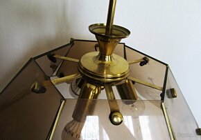 Prodám skleněný retro lustr 1992 - 2