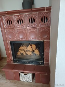 Krbová kachlová kamna s teplovodní vložkou 19 kW - 2