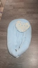 Luxusní hnízdečko s peřinkou a deka pro miminka New Baby - 2