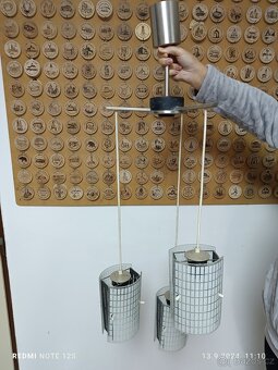 Retro lustr Brusel Staré Světlo - 2