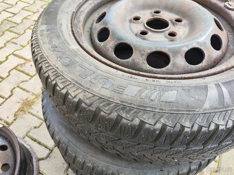 Plechovka 5x112 střed 57,1 Fulda pneu zimní 205/60 r15 - 2