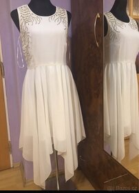 bílé šaty vel.S - 2