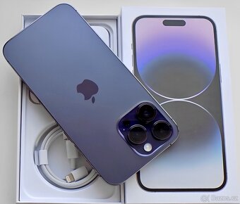 iPhone 14 Pro Deep Purple BATERIE 100% TOP - 2