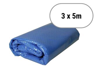 Solární plachta 5x3 m ovál modrá - 2