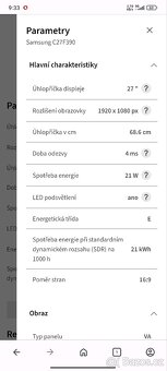 Samsung curved monitor 27 palců - 2