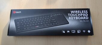 bezdrátová klávesnice s touchpad C-tech - 2