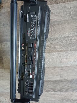 Sharp WQ234 bk, radiomagnetofon retro kazeťák - 2
