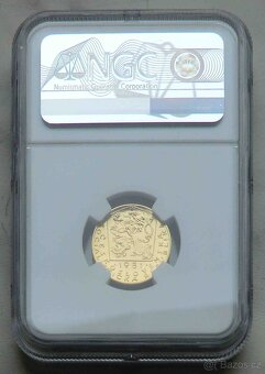 Dukát Karel IV. 1981, certifikát NGC MS 68 - 2