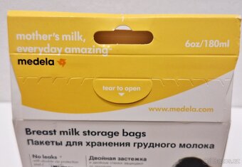NOVÉ MEDELA skladovací sáčky na mateřské mléko - 2