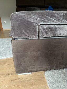 Luxusní elektrická čalouněná postel s polohováním - TOP stav - 2