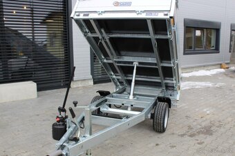 Přívěs Saris 1-str. sklápěč K1 256 150 1500kg Manu - 2