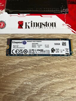 Rychlý a značkový SSD Kingston 500GB NV2 SNV2S/500G PCIe 4.0 - 2