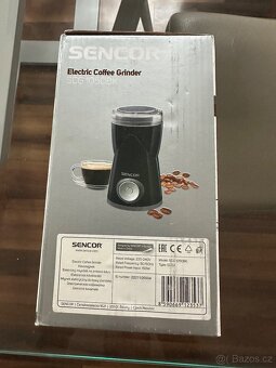 Prodám nový elektrický mlýnek na kávu Sencor - 2