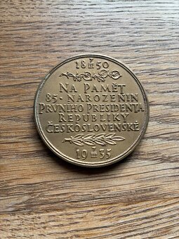 pamětní mince TGM - 2