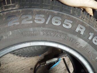 225/65/16c 112R Continental - letní pneu 2ks dodávkové - 2